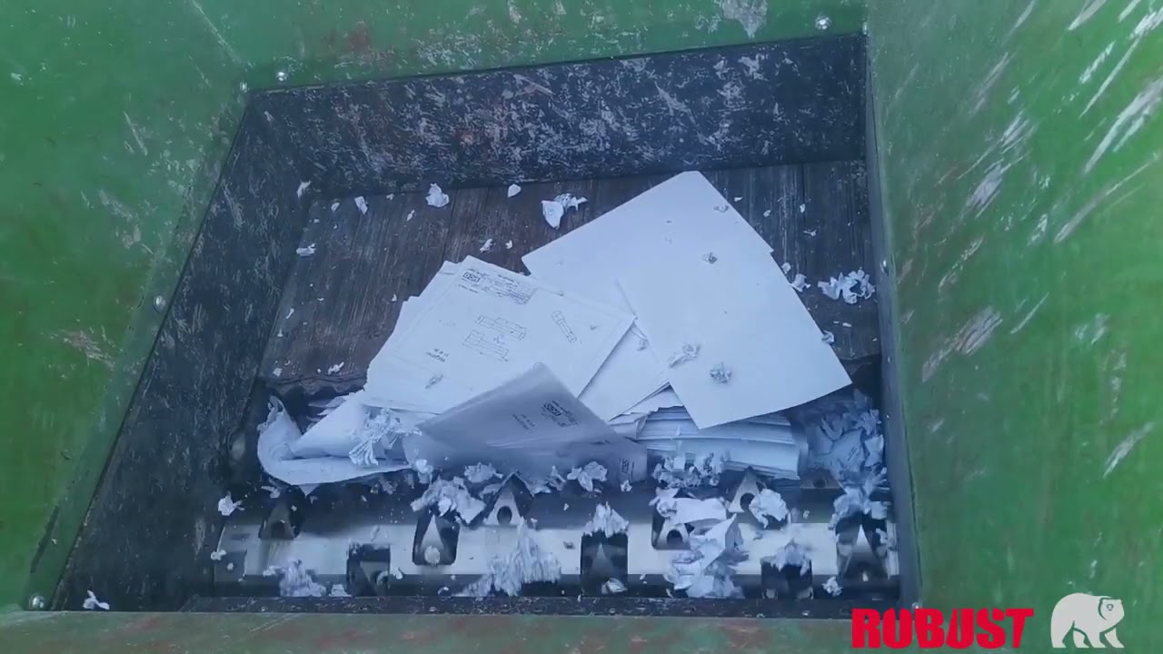 EKSTREMALNY ROZDRABNIACZ PAPIERU FIRMY ROBUST SD90