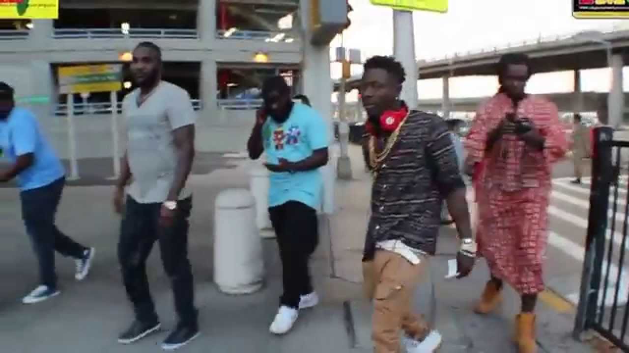 Shatta Wale, Bulldog Arrive In New York To Start US TOUR