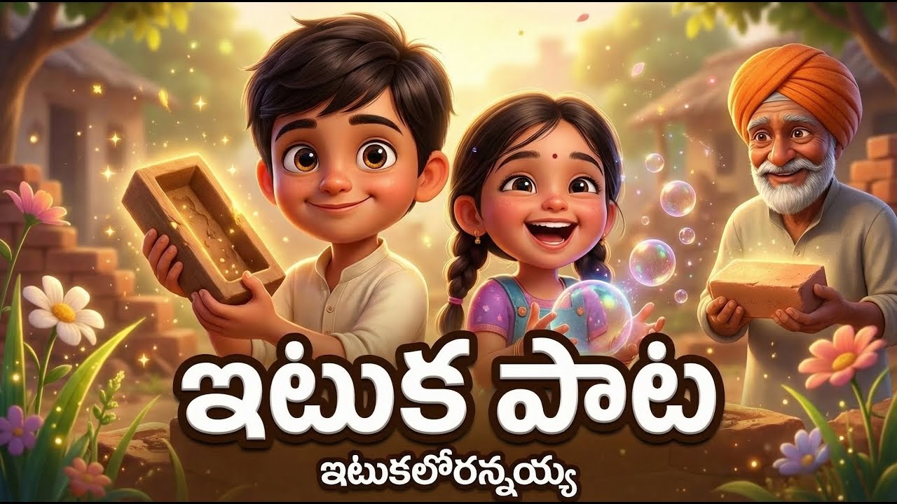 ఇటుక పాట - ఇటుకలోరన్నయ్య | 1st Class Telugu Rhymes | Kids Animation Song | Chitti Jabili