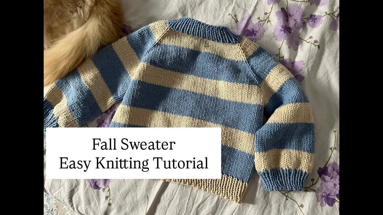 Fall Sweater Easy Tutorial