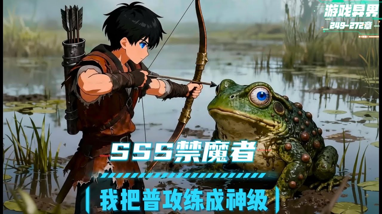 《续集:249-272章》明明觉醒了SSS级天赋禁魔者，却苟在新手村和蛤蟆玩射箭，但他们不知道，只要完成禁魔里程碑便可以解锁神级被动#漫画解说 #小说 #游戏异界 #系统流