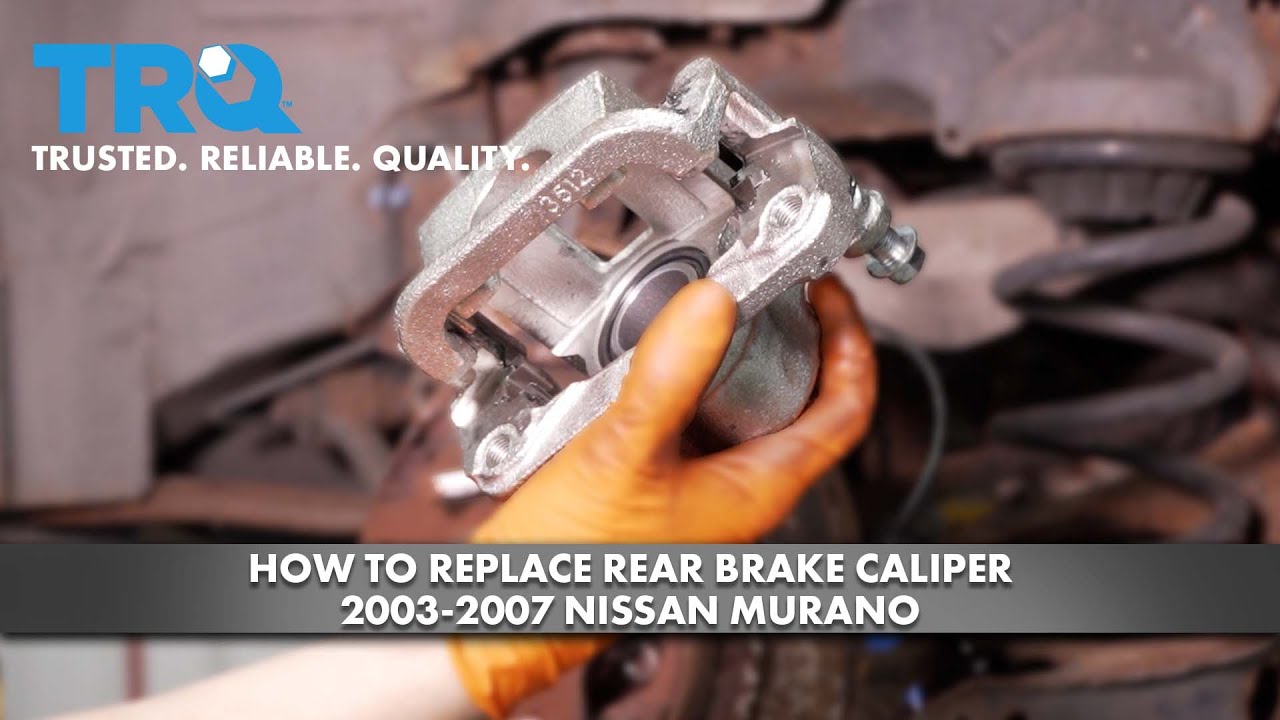 How to Replace Rear Brake Caliper 2003-2007 Nissan Murano