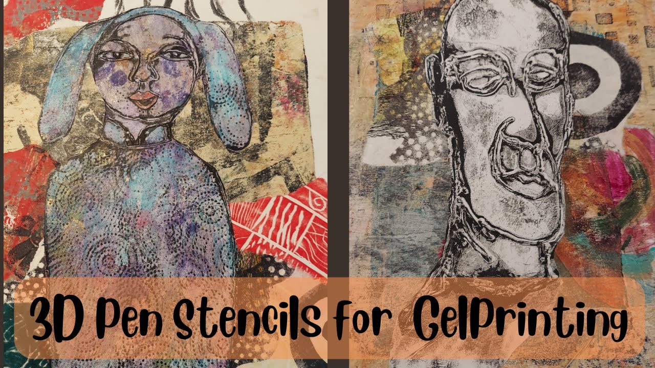 3D Pen Stencil Part One and Two