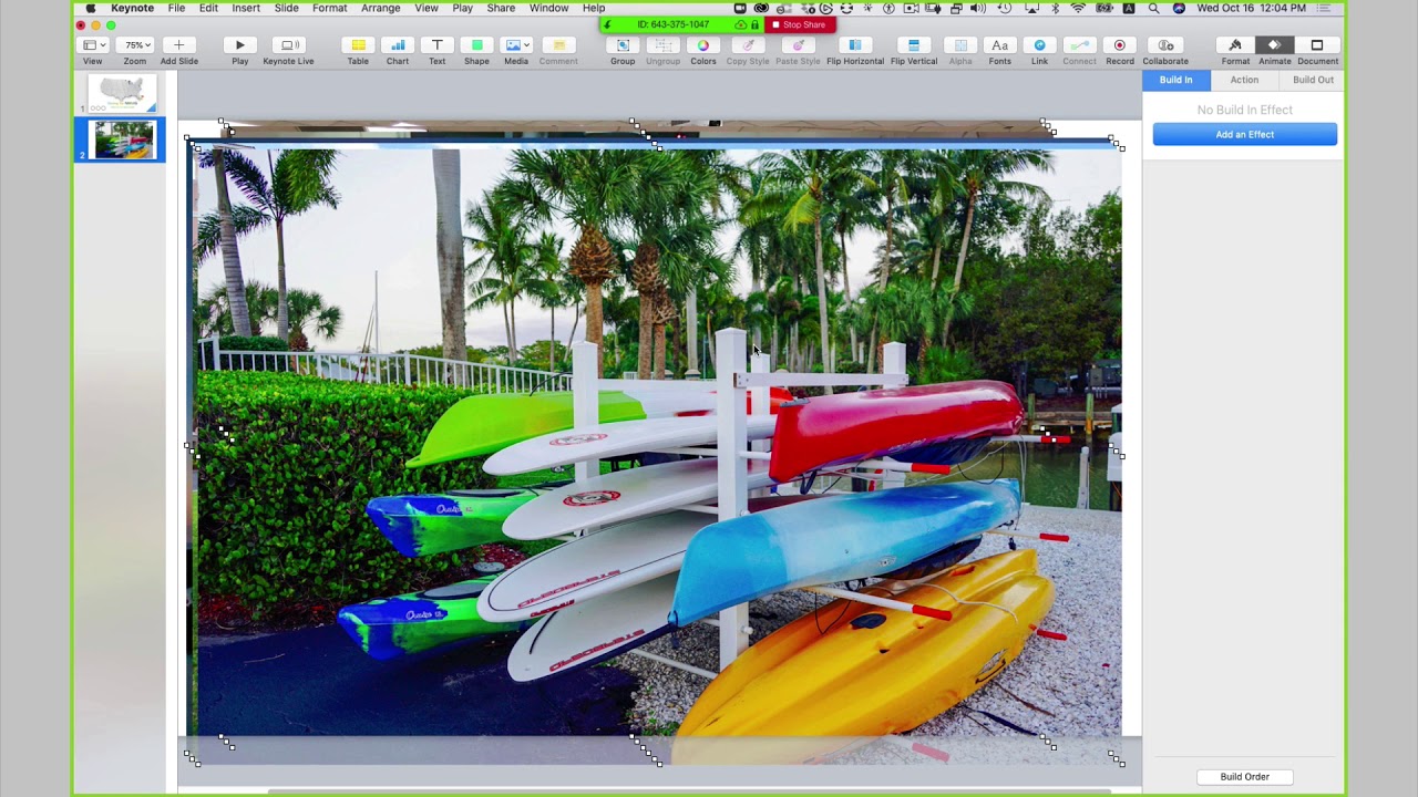 08 Apple Keynote: Adding a New Slide, Adding/Arranging Multiple Images