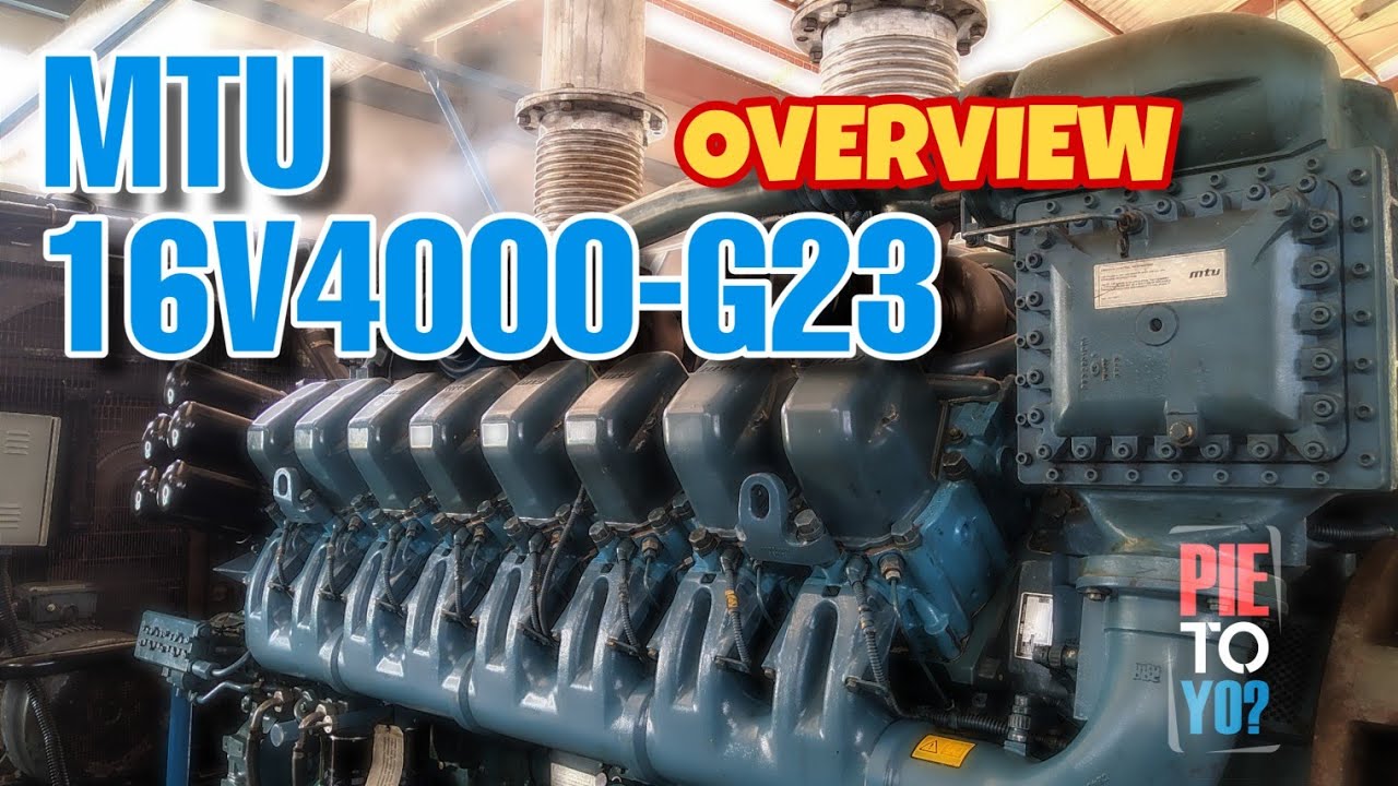 MTU 16V4000 Diesel Engine - Commonrail Injection