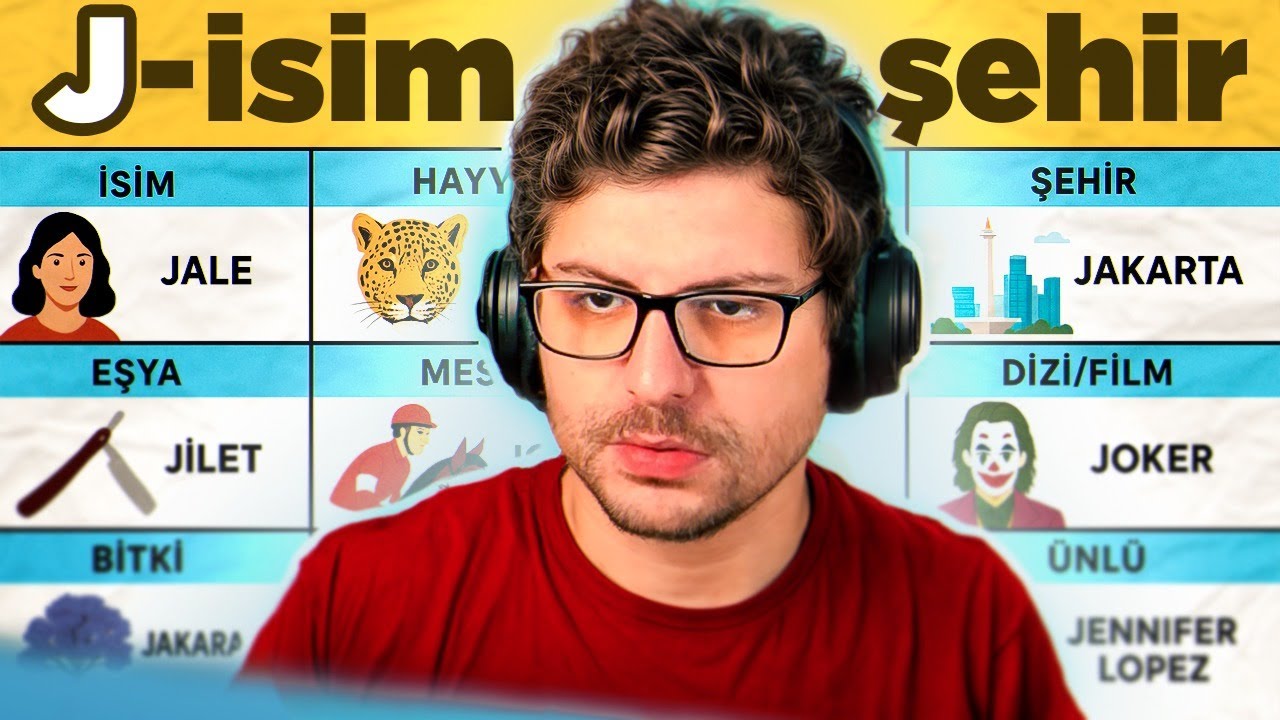 J HARFİ İLE BAŞLAYAN BİR MESLEK Mİ VAR? | İsim Şehir