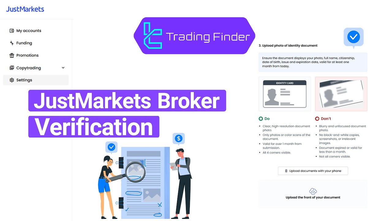 💎JustMarkets Verification 2025 - Verify Your Account in 7 to 15 Minutes [Tradingfinder]