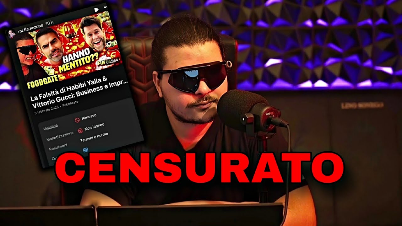 MR. FLAME CENSURATO SU YOUTUBE DA HABIBI  