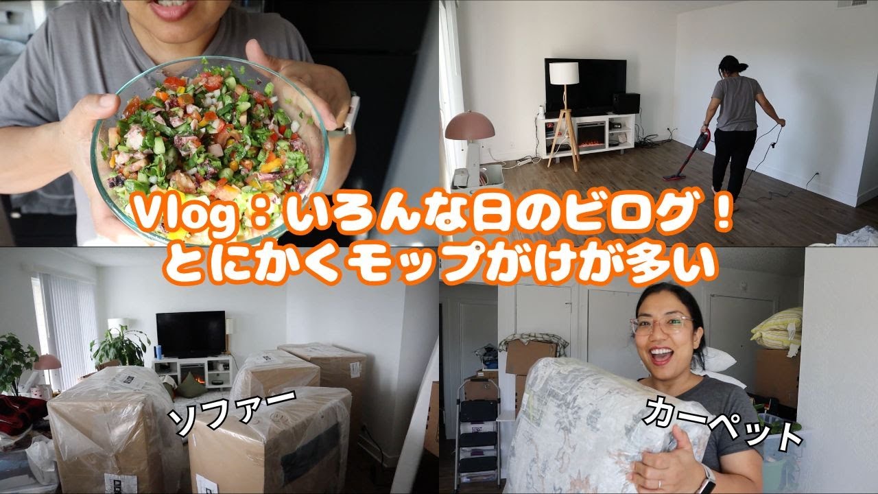 Vlog：いろんな日のビログ💕ソファー届いたぞー！