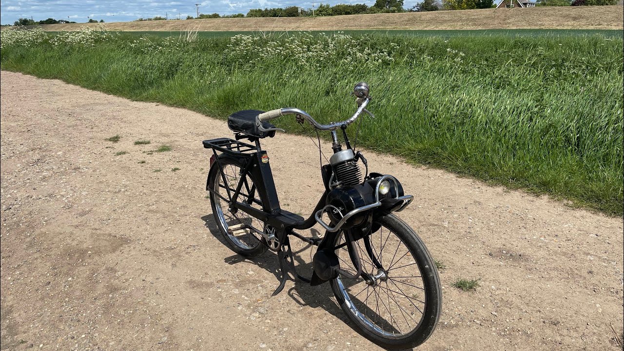 1960 Velo solex 1700 barn find the first ride