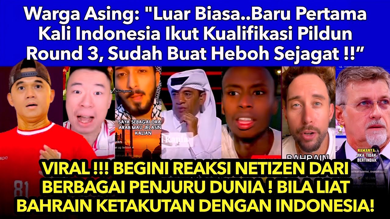 VIRAL‼️ Begini Reaksi Netizen Dari Berbagai Penjuru Dunia! Bila Liat Bahrain Ketakutan Dgn Indonesia