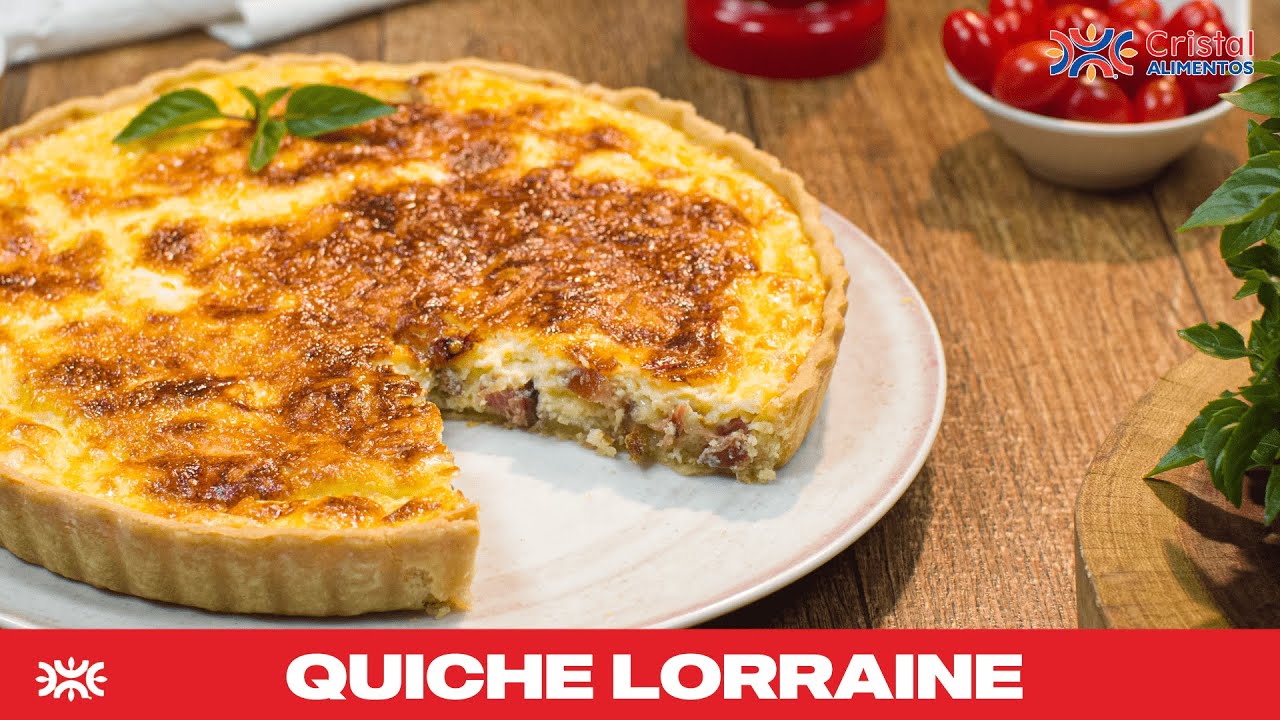A MELHOR QUICHE LORRAINE QUE VOCÊ VAI VER.