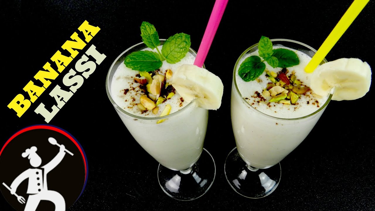 How to make LASSI | Banana Lassi | Healthy Drink | Best Lassi | Yummy Food World 🍴 35