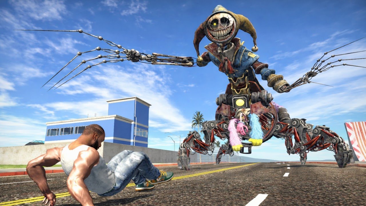 Franklin Play Poppy Playtime Chapter 5 in Indian Bike Driving 3D