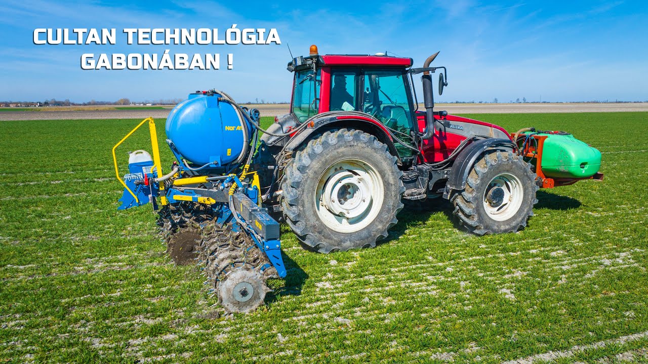 Valtra + NorAn N-MAX CULTAN | Nitrosol egyenesen a gyökérzónába, rengeteg előnnyel! Gazdavélemény!