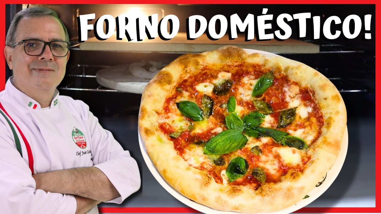 PIZZA NAPOLETANA NO FORNO DOMÉSTICO! É MESMO POSSÍVEL?