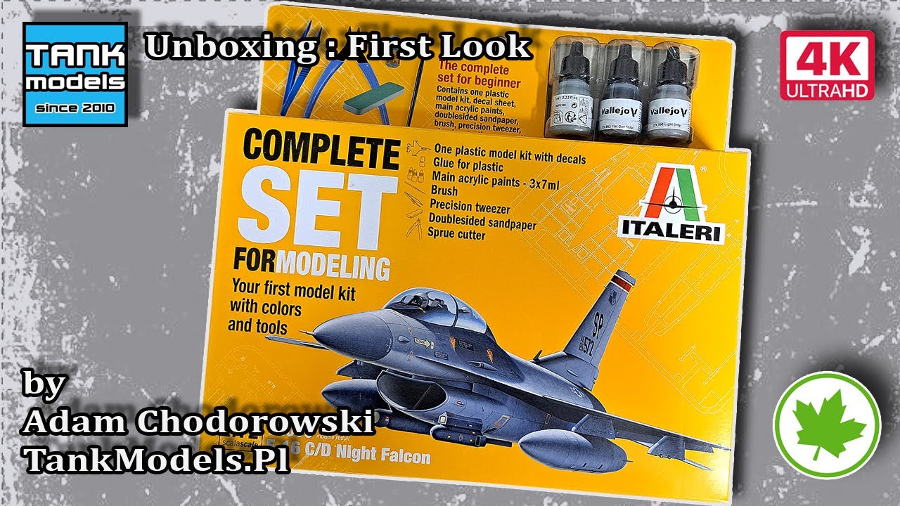 Unboxing 220 - F-16 C/D Falcon (Complete Set) - Italeri 72009