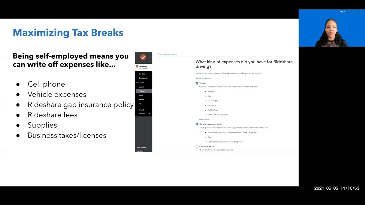 Taxes for Ride-share Drivers - Uber and TurboTax Webinar