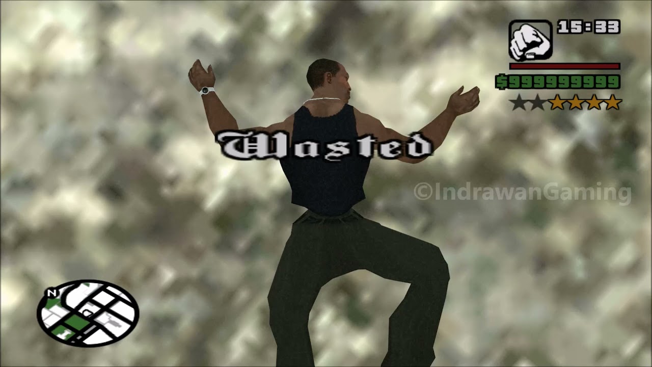 GTA San Andreas - Falling Wasted from Vortex Explosion in San Fierro