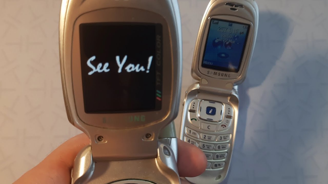 Startup & Shutdown at the Same Time Samsung SGH-T100 + Samsung SGH-X450