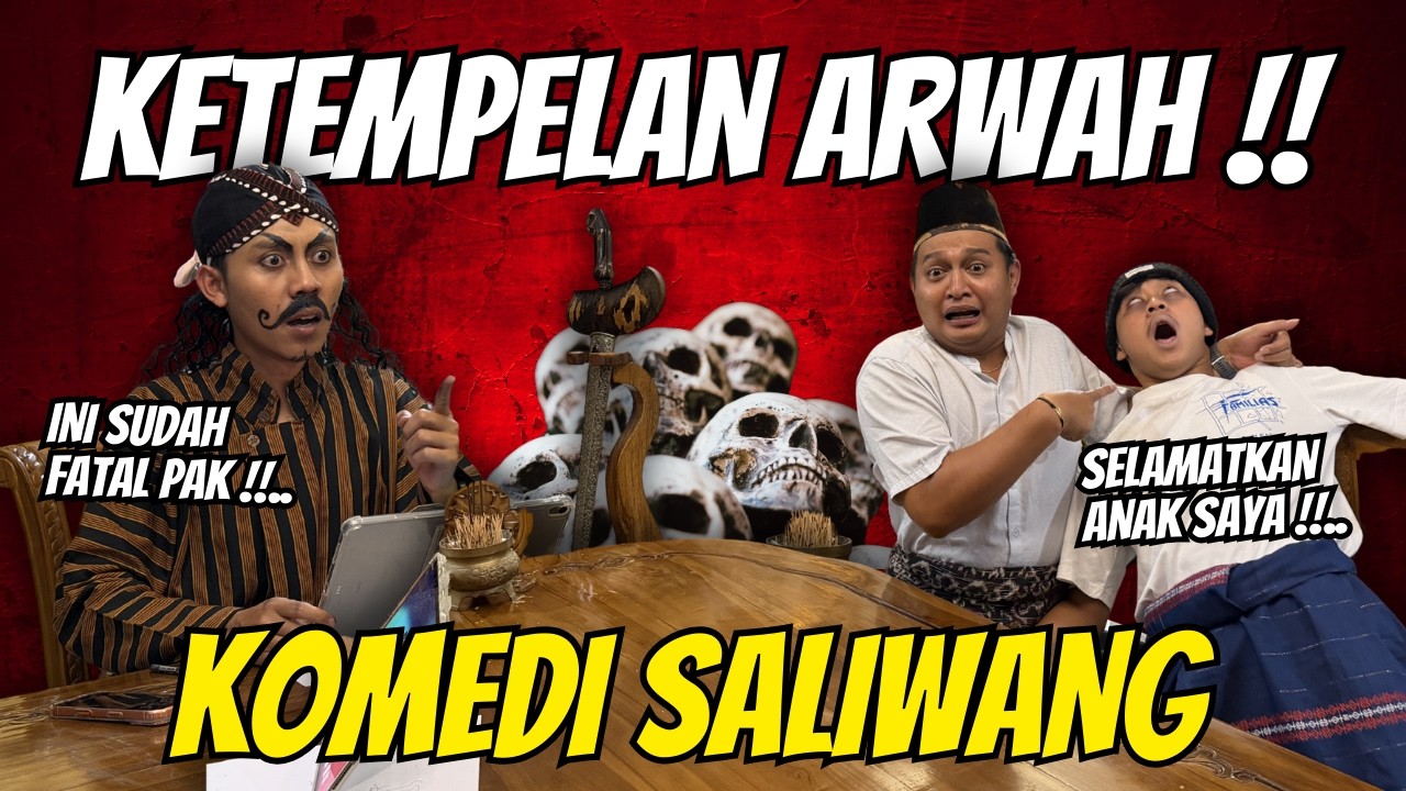 KOMEDI SALIWANG - PENGUSIRAN SOSOK GENTAYANGAN DI TUBUH CLIENT !!