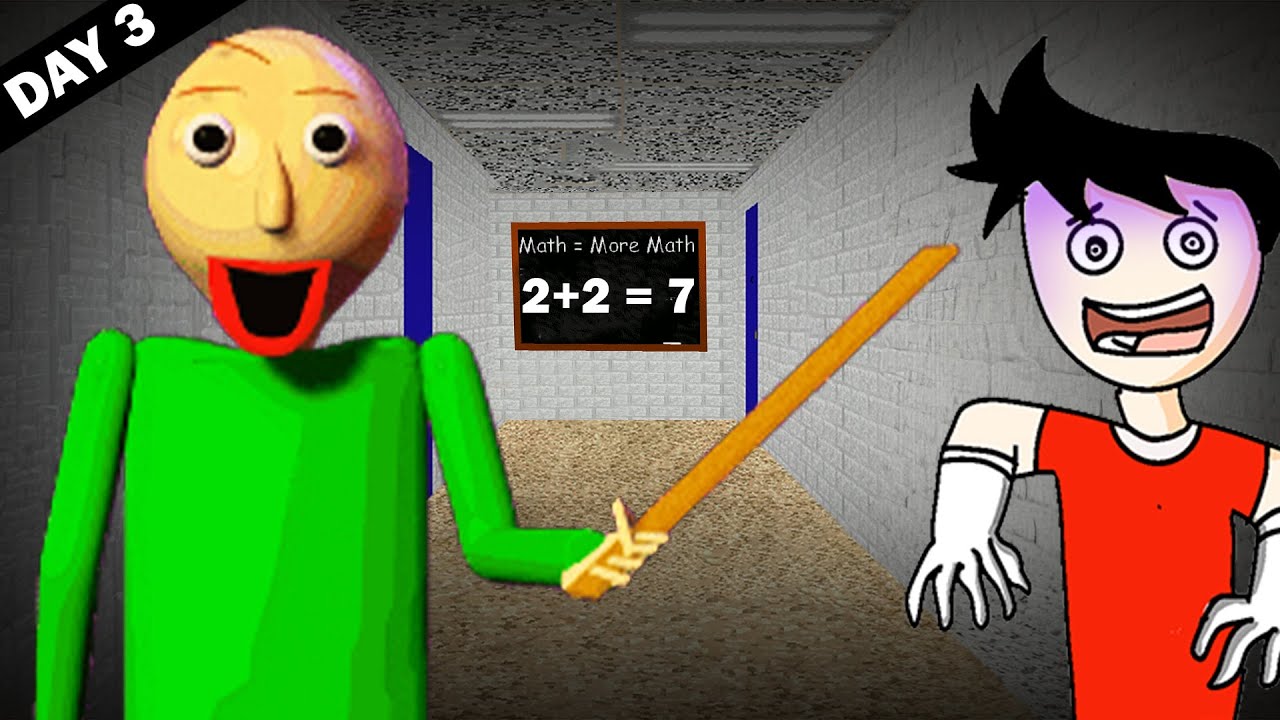 Flight Plays Baldi Basics Horror Game!