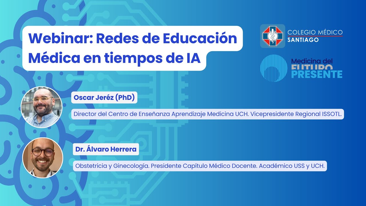 Webinar: Redes de Educación Médica en tiempos de IA
