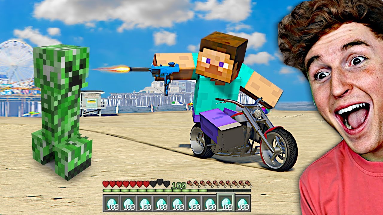 Играю в GTA 5 в MINECRAFT! (МОДЫ)