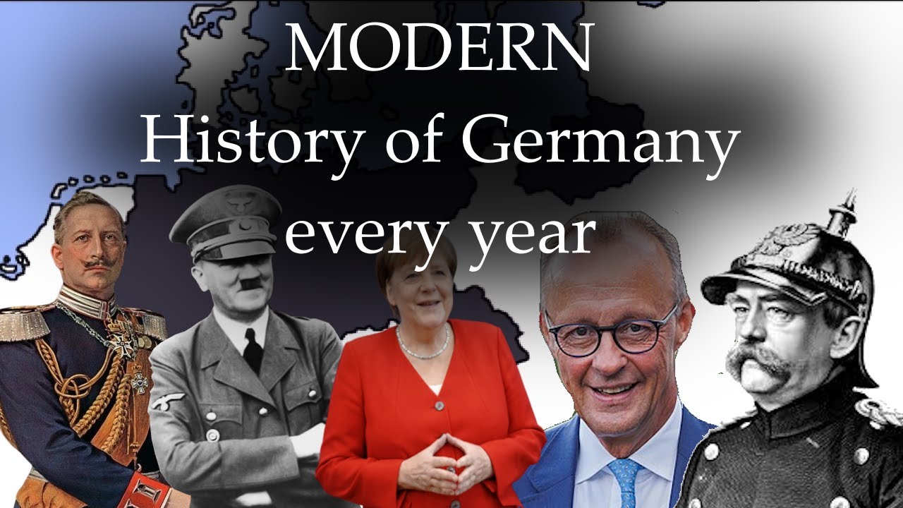 Modern History of Germany Every Year (Animated Map 1871&ndash;2025)