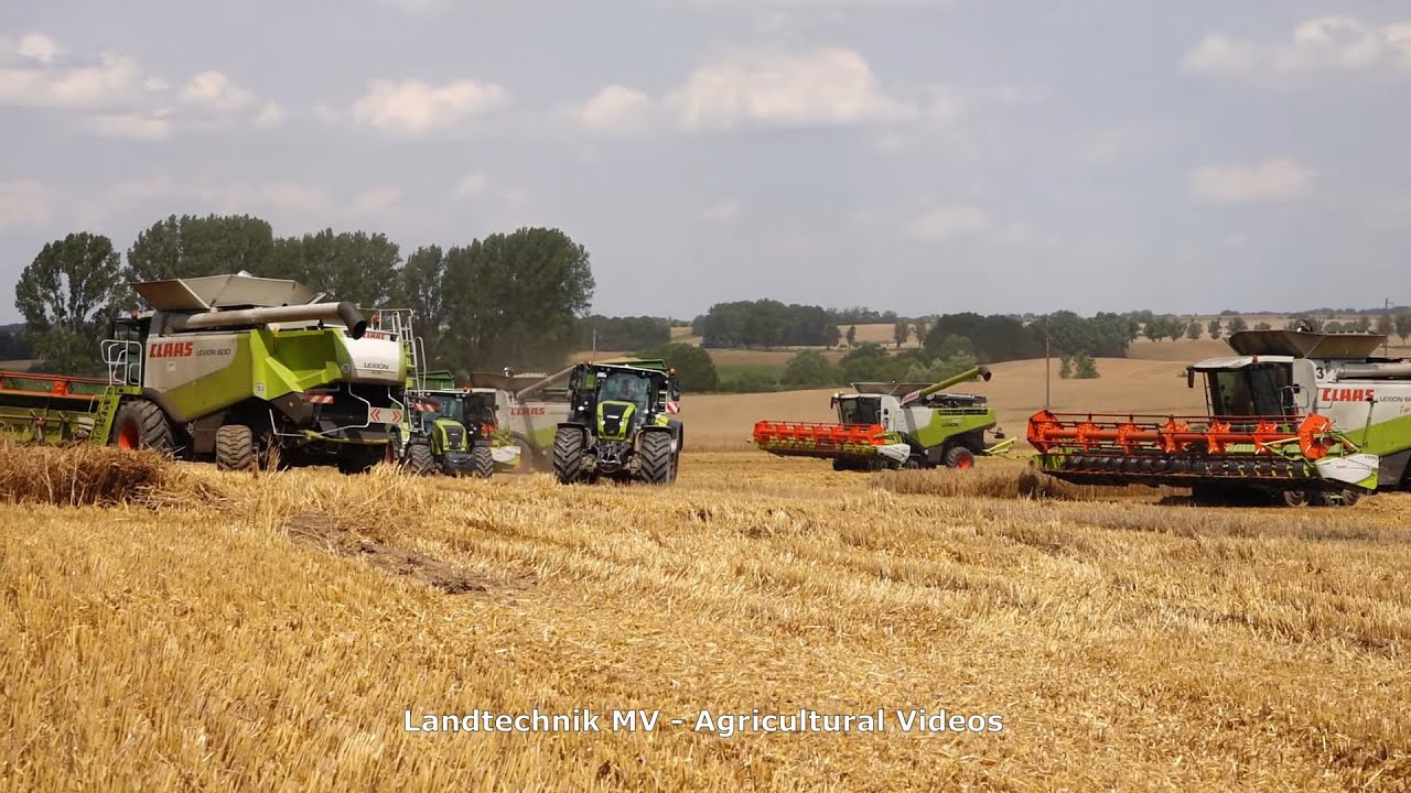 Claas - John Deere - ++ / Getreideernte - Grain Harvest  2020  pt.1