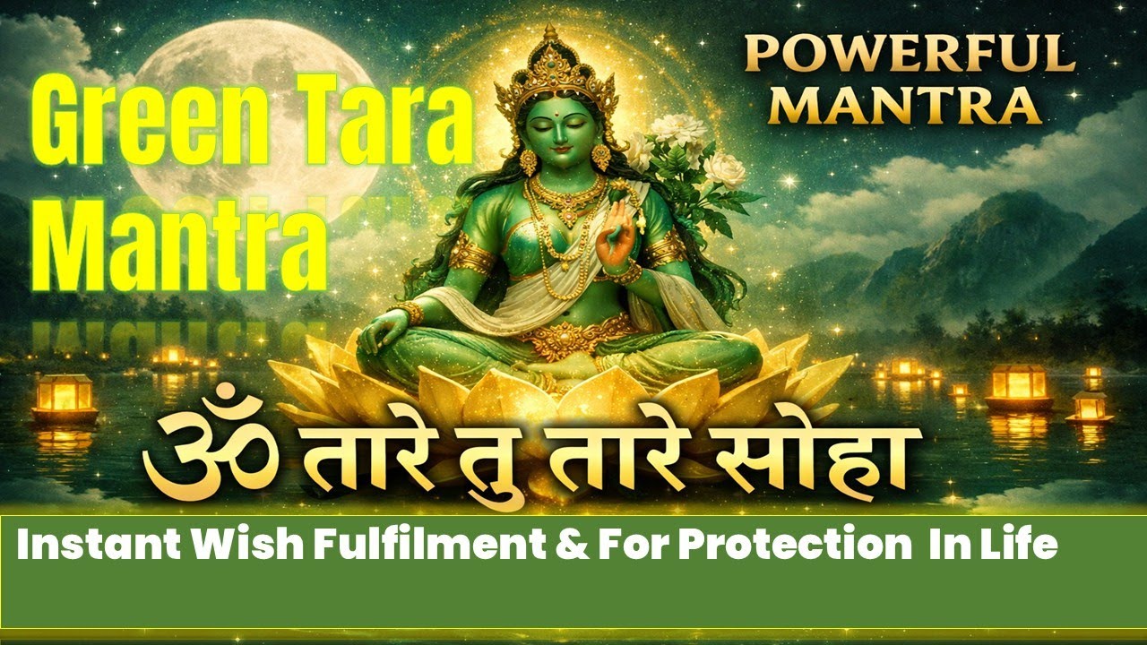 Powerful Green Tara Mantra | Om Tare Tutare Soha | Atrract Prosperity, Positivity In Life 