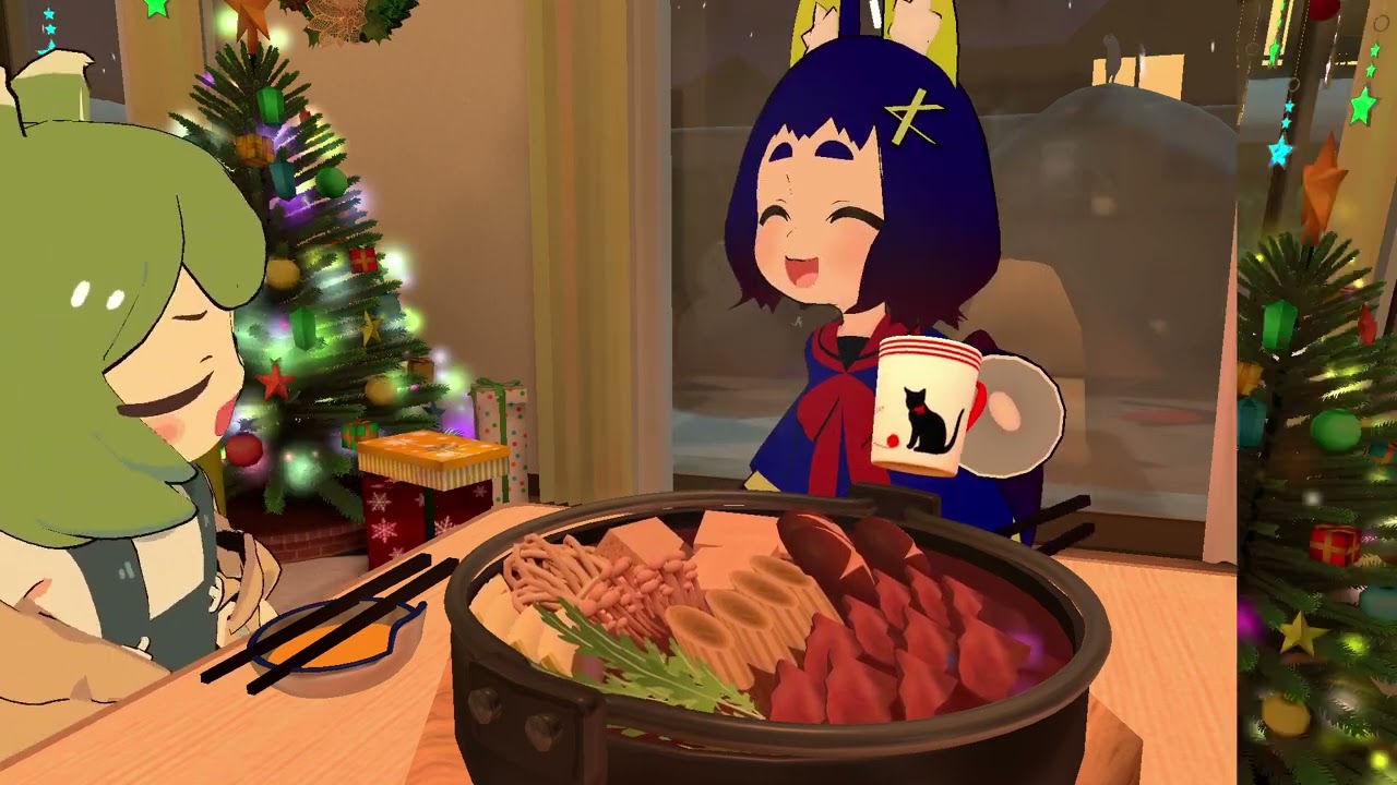 【VRChat】クリスマスではしゃぎたいこんちゃん