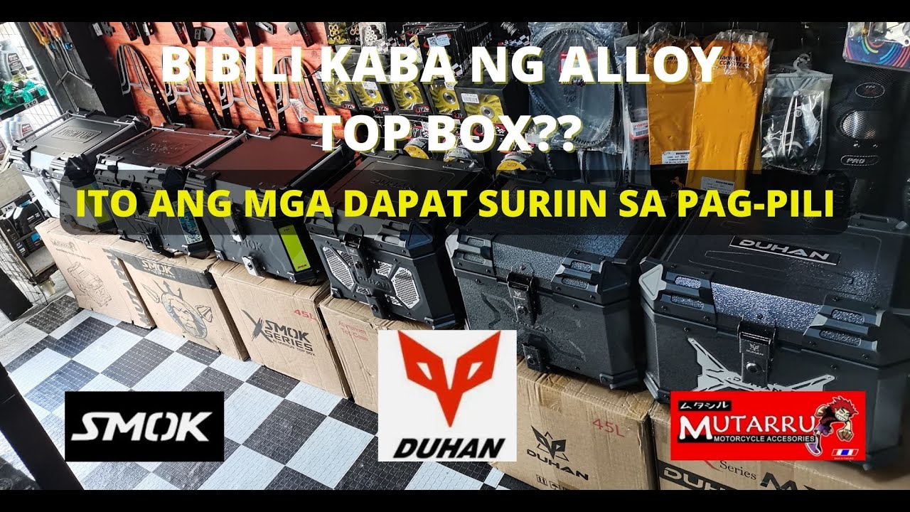 Alloy Top Box Comparison - Mutarru, Smok & Duhan