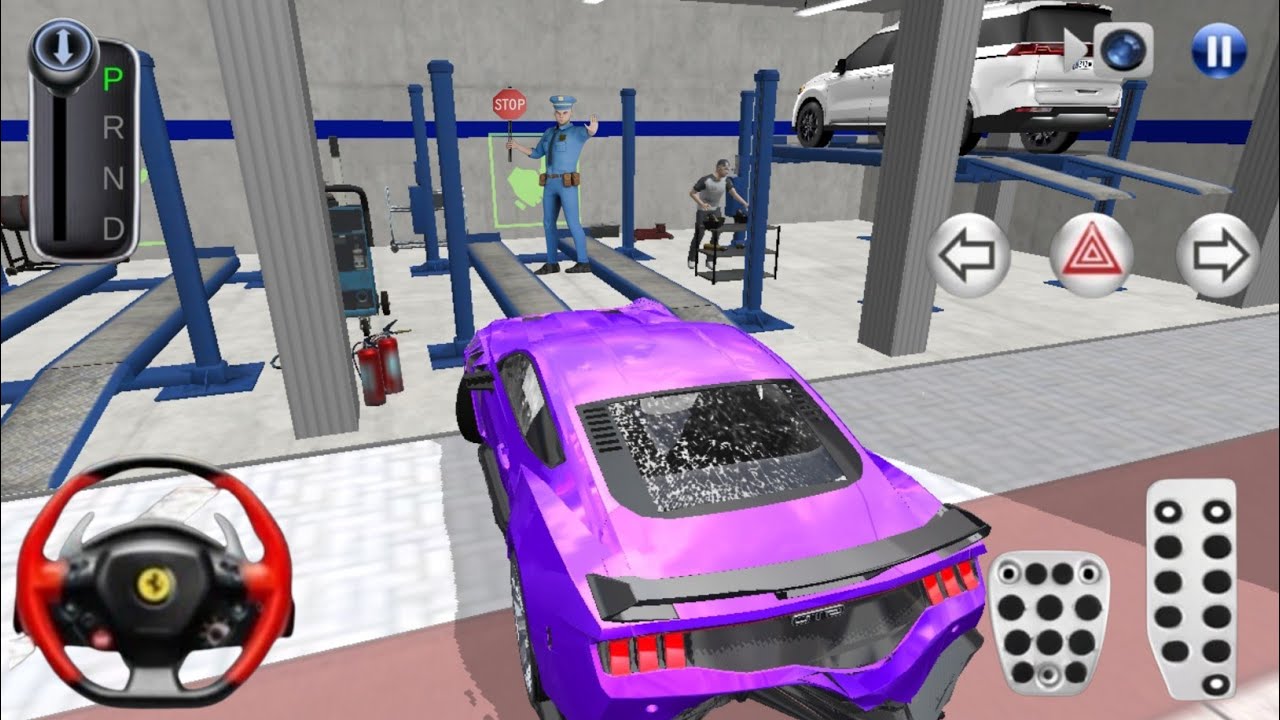 🔥Today repair My 🚗BHUGHATI || At 🏎️auto Repair Shop || 3d driving class 2 adventure scene || #games 