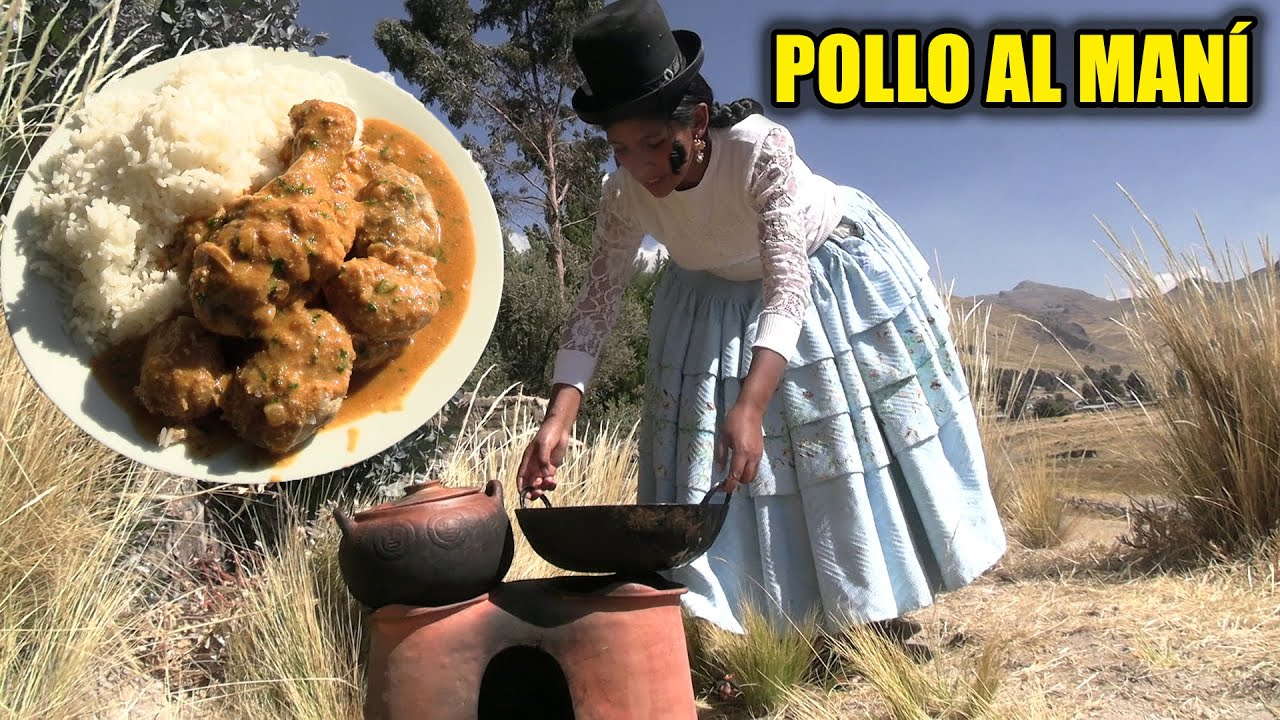 POLLO AL MANÍ RECETA DE COCINA CON CHOLITA JULIA