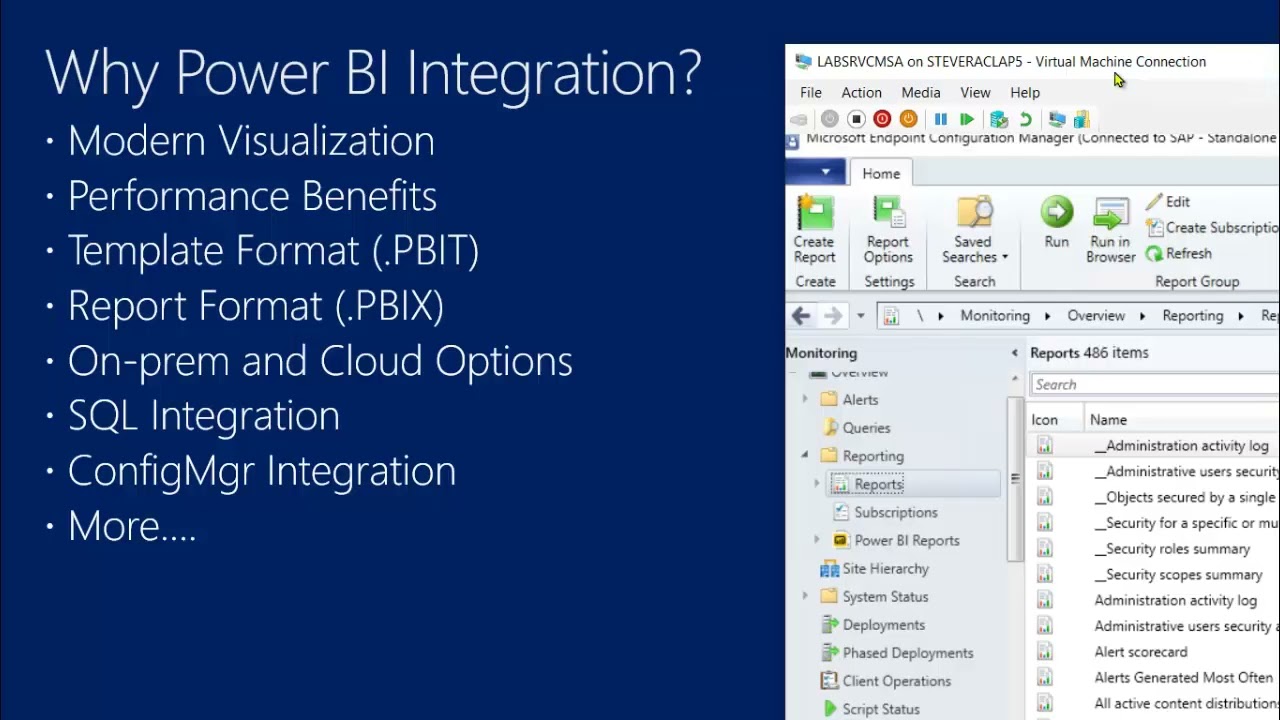 Microsoft Endpoint Manager   ConfigMgr   Reporting  Power BI Integration