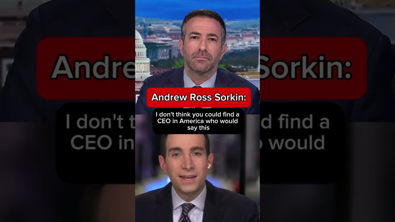 Andrew Ross Sorkin: I don't think you could find a CEO in America who would say this