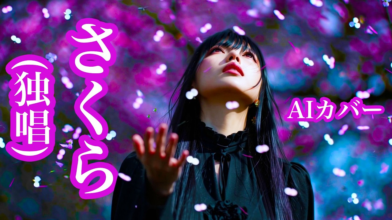 Adoを夢見るAIがうたう『さくら(独唱)』(森山直太朗)