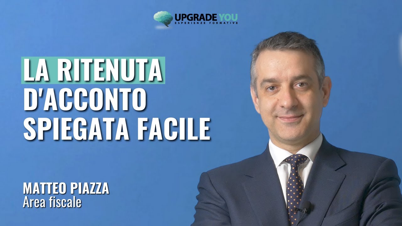 La ritenuta d'acconto spiegata facile