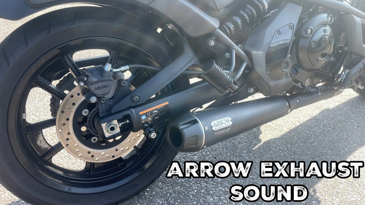kawasaki Vulcan S Arrow exhaust | soundcheck!