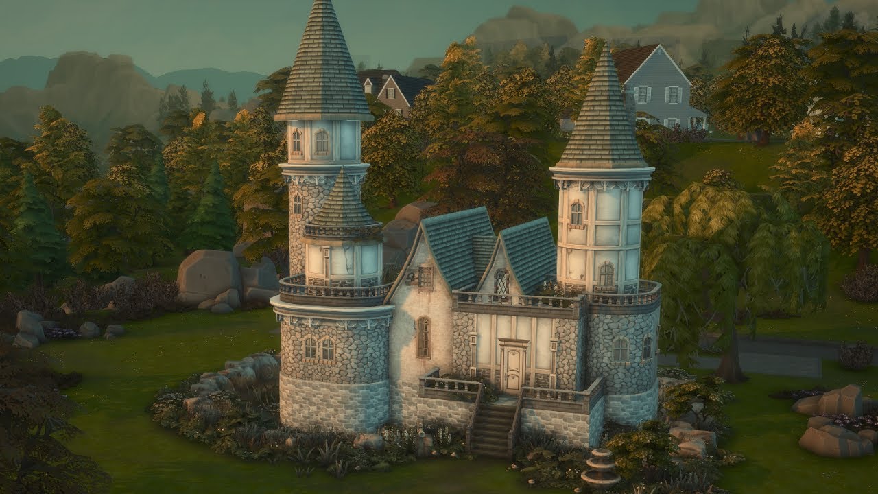 Haunted Castle (The Sims 4 SpeedBuild No CC)