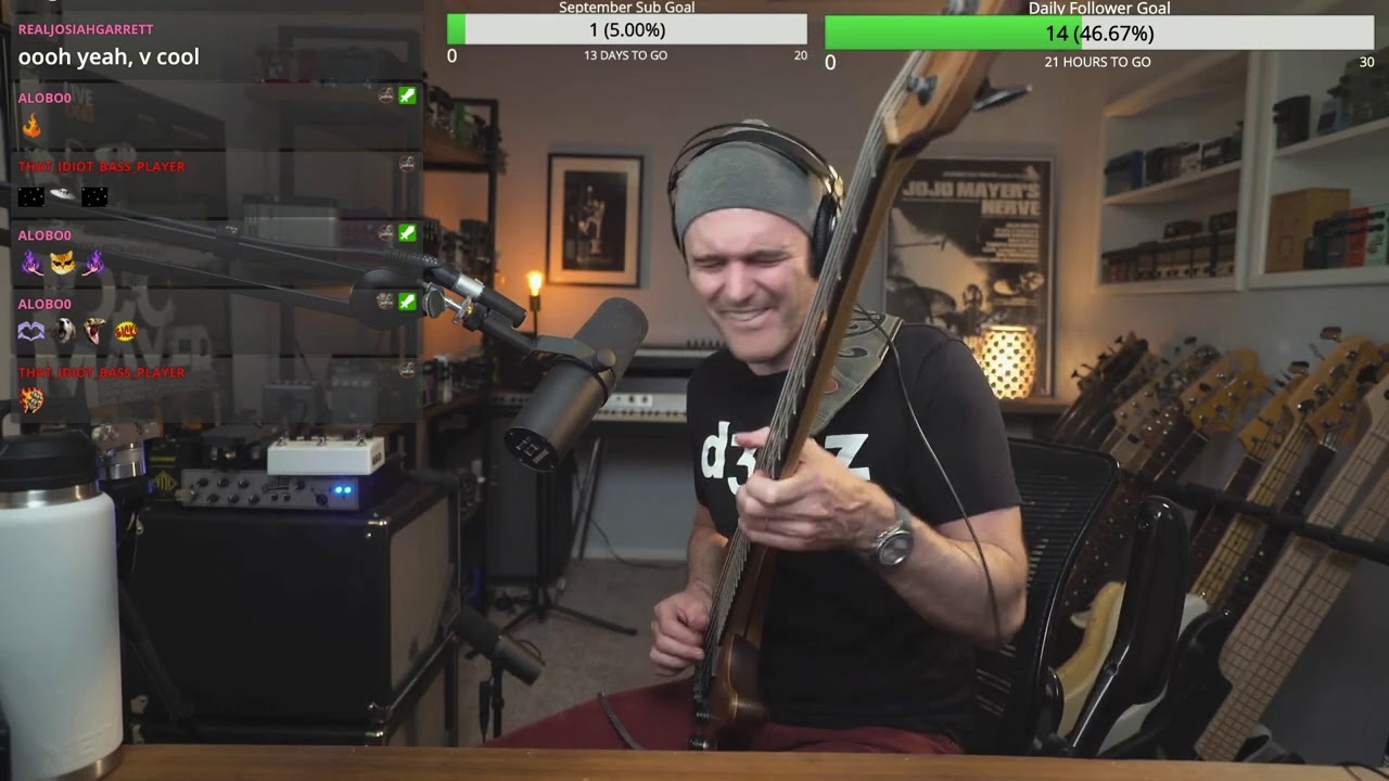 Live Looping Bass Jam | Coffee With Janek Twitch Stream