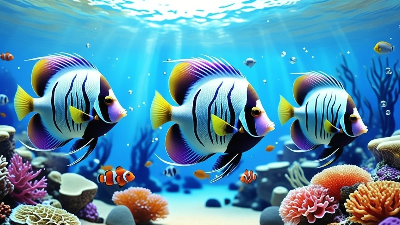 🔴 LIVE Aquarium 4K 🌊 Calm Jellyfish & Coral Reef Ambience