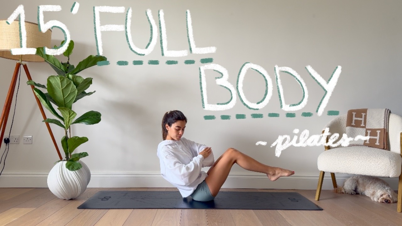 15MIN FULL BODY HOURGLASS PILATES WORKOUT | no equipment