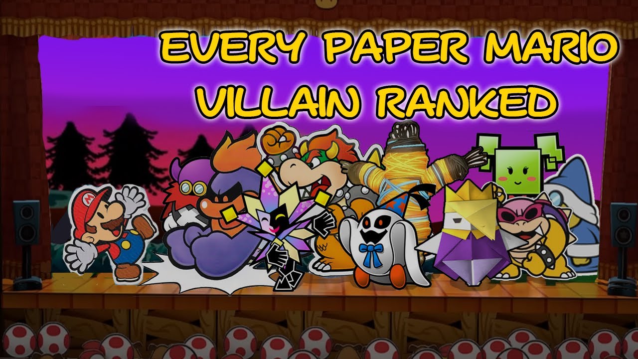 Every Paper Mario Villain Ranked From Worst to Best