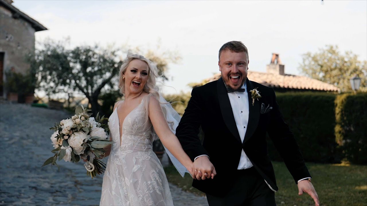 Cat & Martina’s Wedding at Borgo di Tragliata, Rome | Emotional cеremony + Epic Party & Fireworks