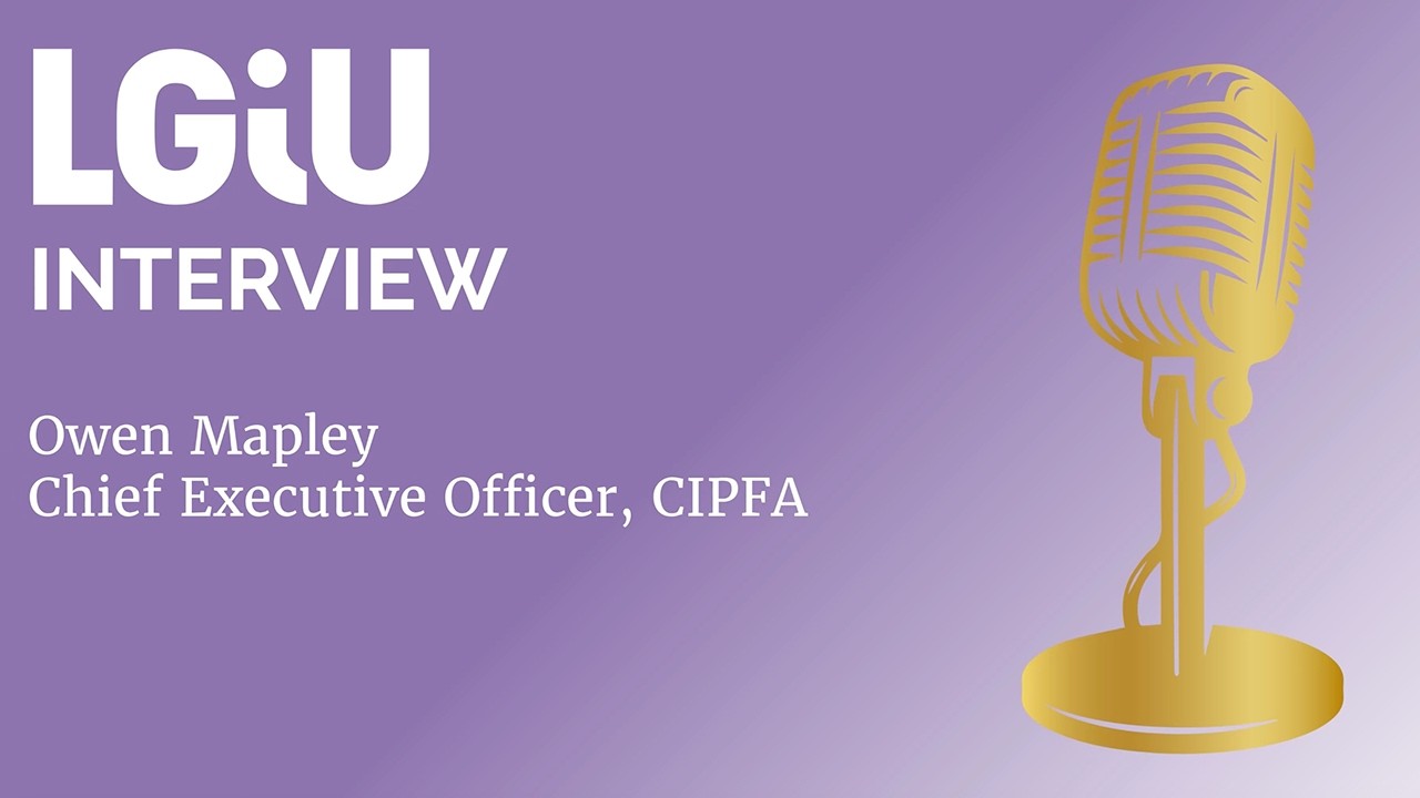 Interview with Owen Mapley, Chief Executive of CIPFA