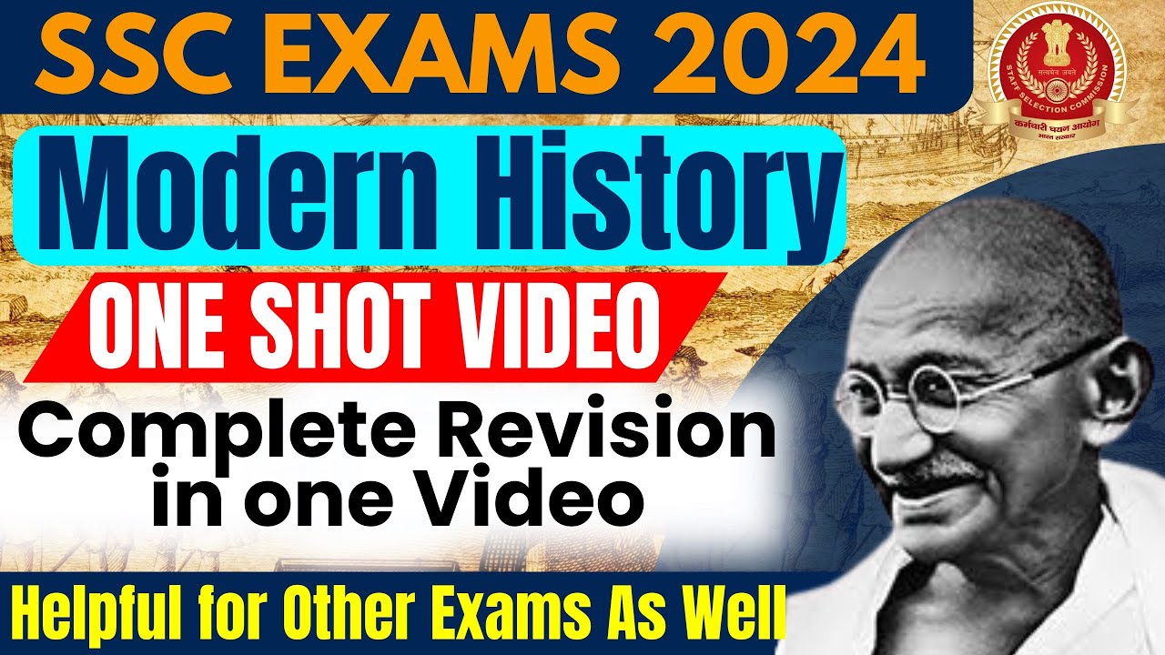 Complete Modern History For SSC CGL/CHSL Mains 2023 | Delhi Police 2023 | Parmar SSC