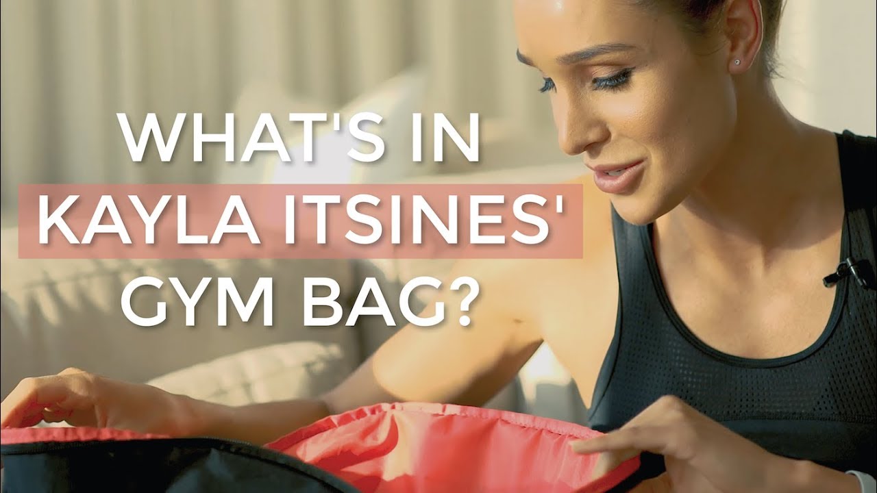 What's in Kayla Itsines' gym bag | Locker Room Look Book