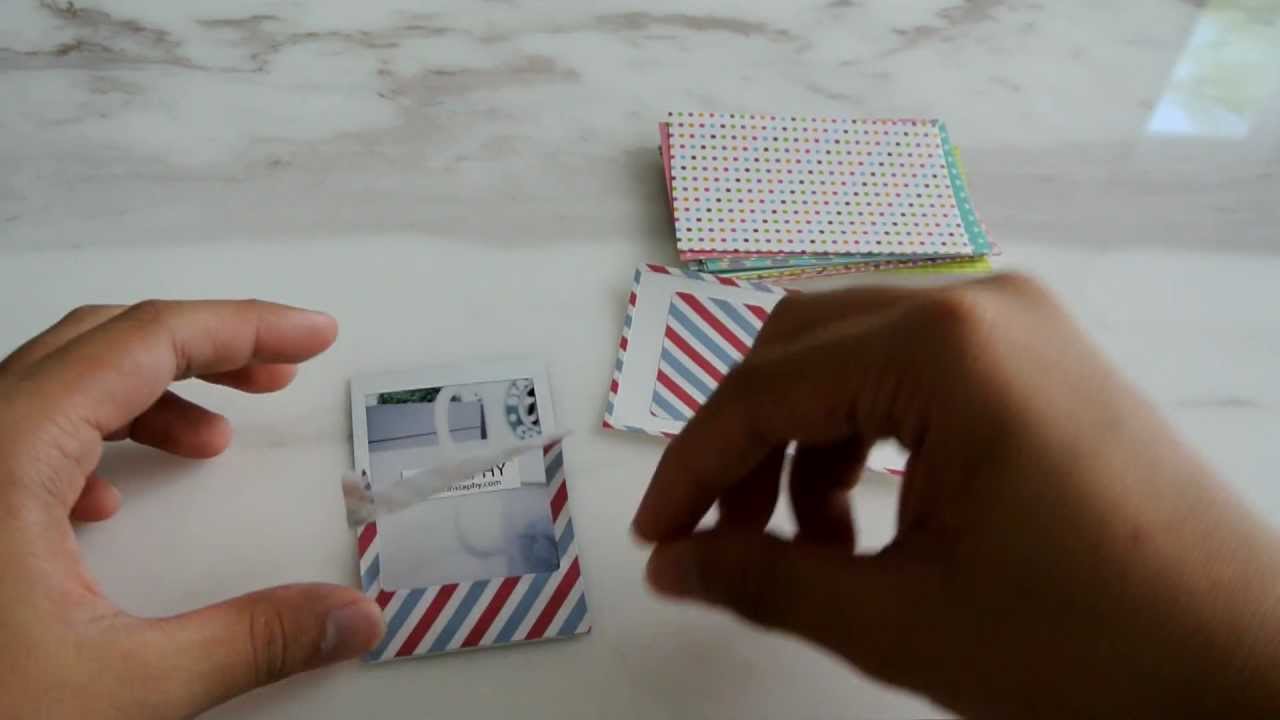 Application of Film Stickers on Instax Mini Films